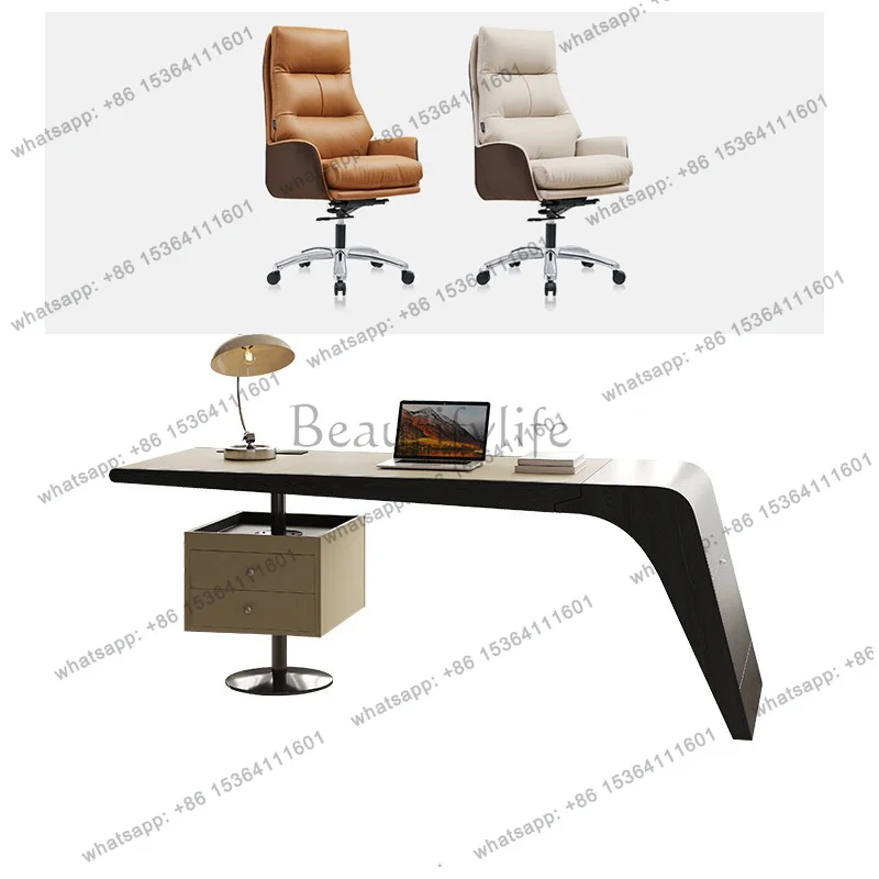 Computer Modern Office Desk Drawer Executive Reception Crafts Office Desk Storage Minimalist Mesas Escritorio Trendy Furniture