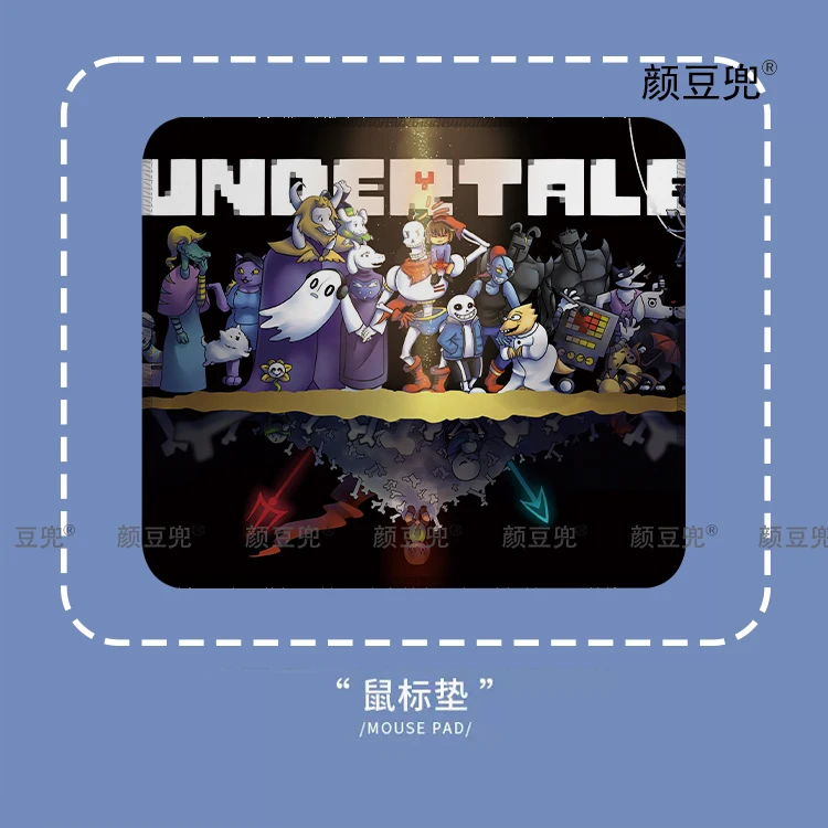 Imagem -04 - Undertale Anime Gaming Mouse Pad Company Keyboard Desk Mats Computer Carpet Desk Tamanhos para Tamanho Grande e Pequeno