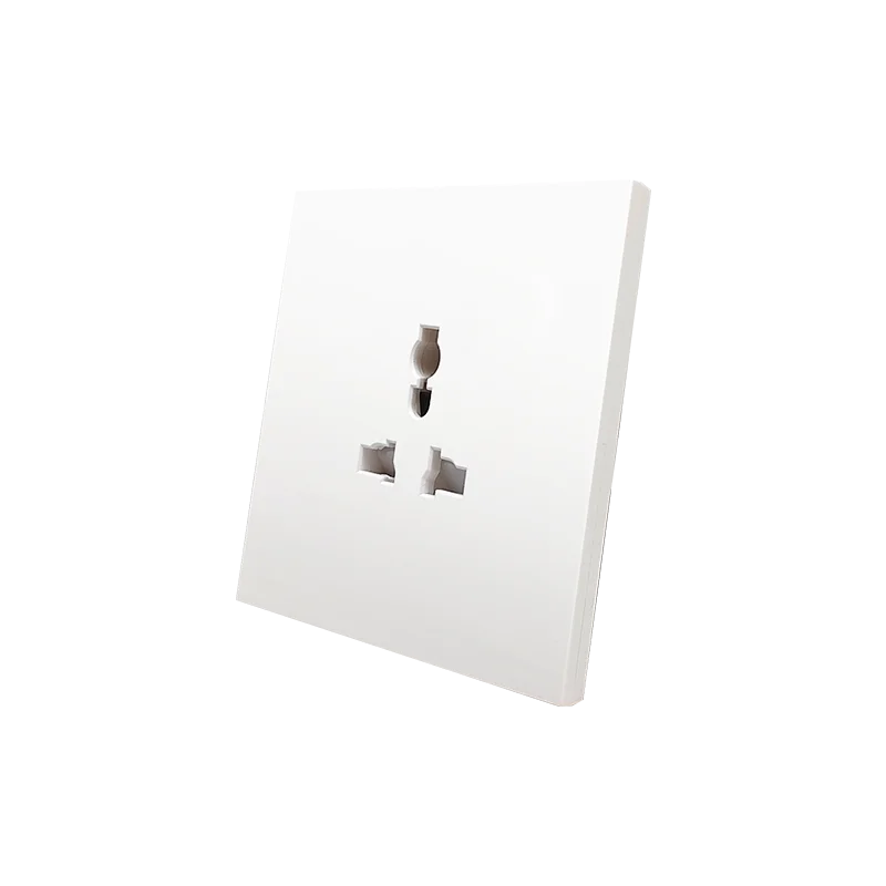 jinmai 3 pin Multifunctional socket,Overload Protection, Wall-Mountable for Office/Dorm/Kitchen,EU/UK/US Plugs