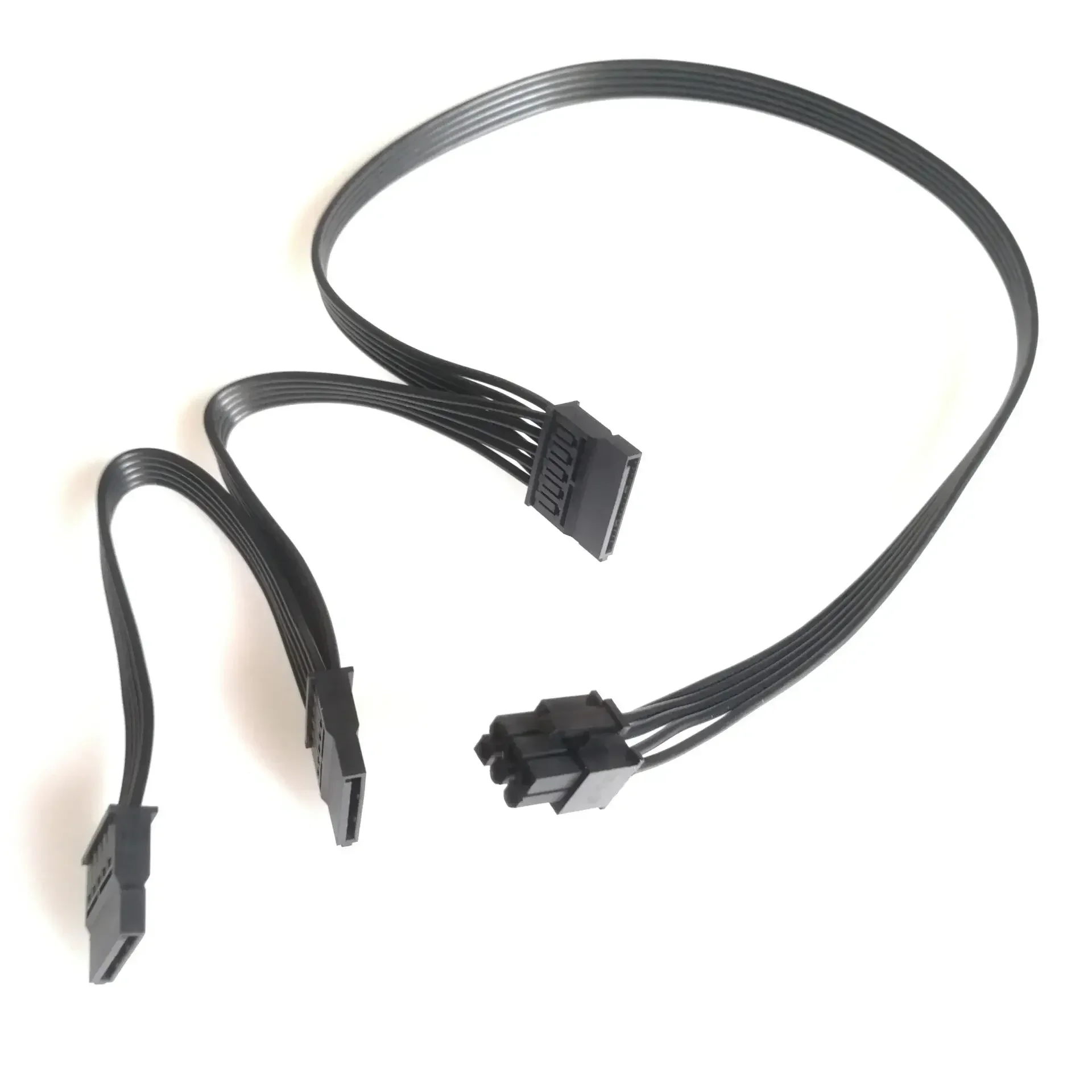 6p 6Pin To PC Mainboard HDD 3-Port 3 SATA Power Supply Cable For CORSAIR ATX PSU RM1000X RM750X 850X RMX Series    Module