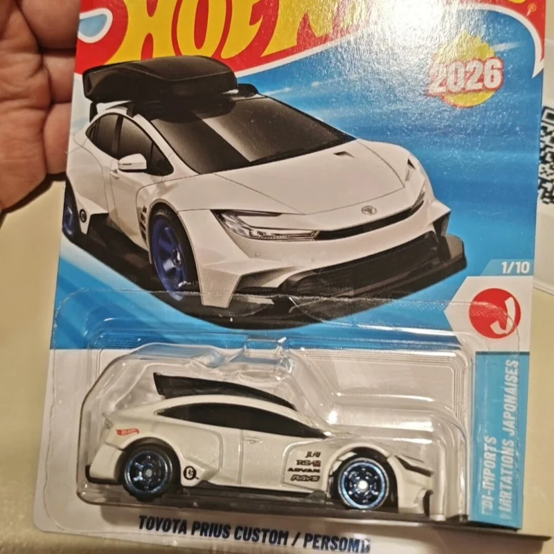 2026 Original Hot Wheels Vehicle Prius Custom Diecast Car Model Edition 1:64 With Luggage Rack Collectible Toy Vehicle  For Fans