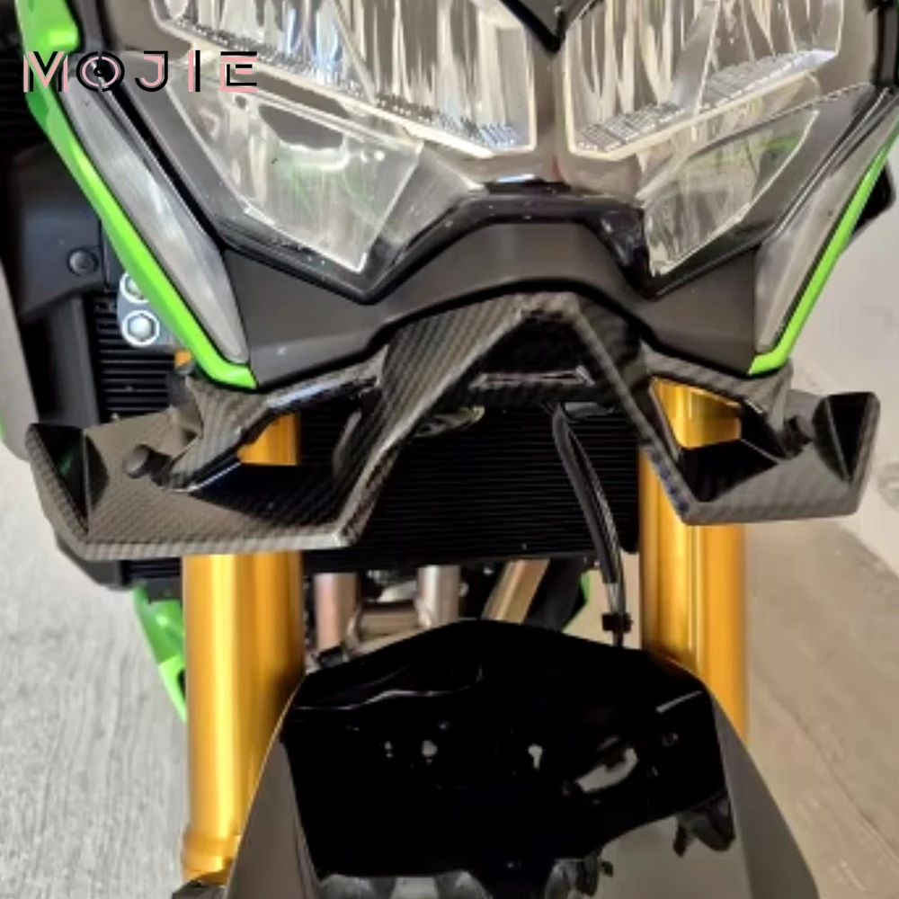 

For Kawasaki Z900 Z 900 ABS SE Z900 Performance 2020 - 2024 Motorcycle Accessories Front Winglet Aerodynamic Wings Spoiler Kit