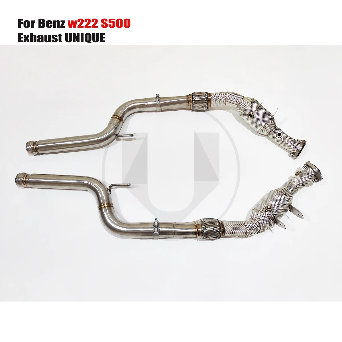 

UNIQUE for Benz w222 S500 High Performance Insulated Stainless Steel Exhaust Downpipe