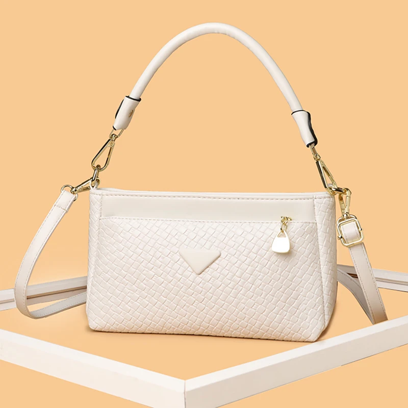 

Женская большая сумка из синтетической кожи премиум-класса, водонепроницаемая рабочая сумка, женская сумка на плечо с карманом на молнии, модная повседневная сумка