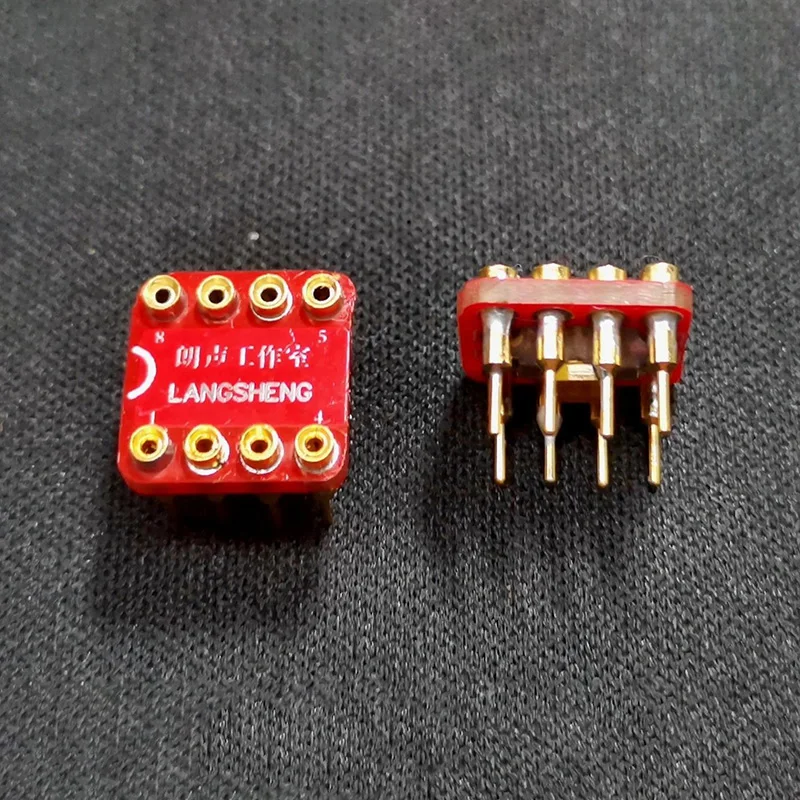 Upgrade DIP-8 Socket Adapter for Hi-Fi Audio Operational Amplifiers (Op-Amps)