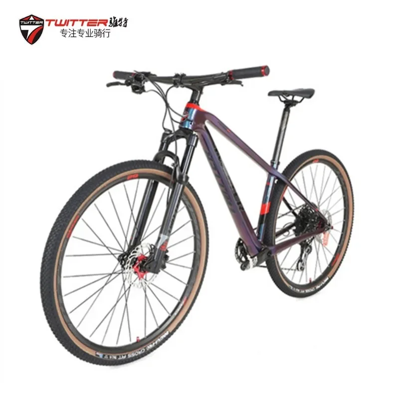 AliExpress TWITTER WARRIORpro SRAM SX EAGLE-12s EDS OX-12S XC Class27.5/29in Off-Road Carbon Fiber Mountain Bike with Hydraulic Disc Brakes