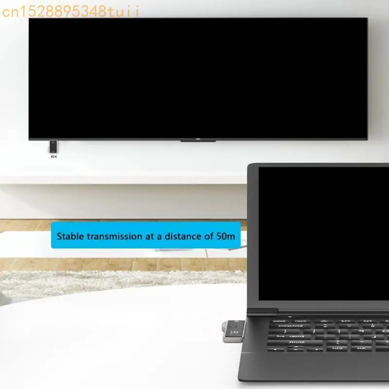 Y4QF 1080p 50m Màn hình truyền hình máy phát video không dây HDTV không dây