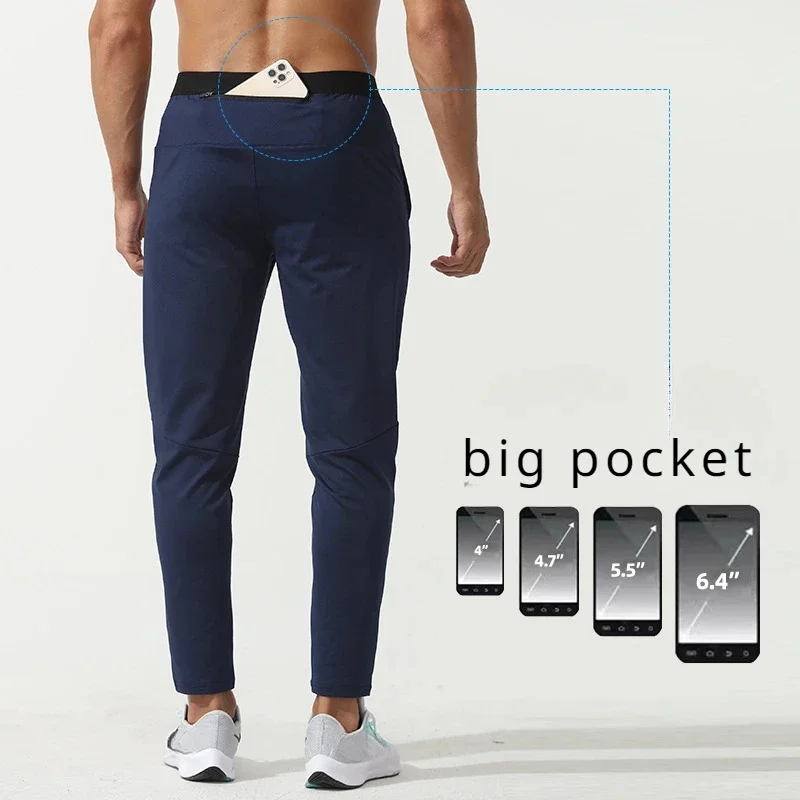 Brushed Pants Jogging Sport Jogger Pants Man Trousers Training Running Sweatpants Workout Gym Fitness Men's Sweat Pants Winter