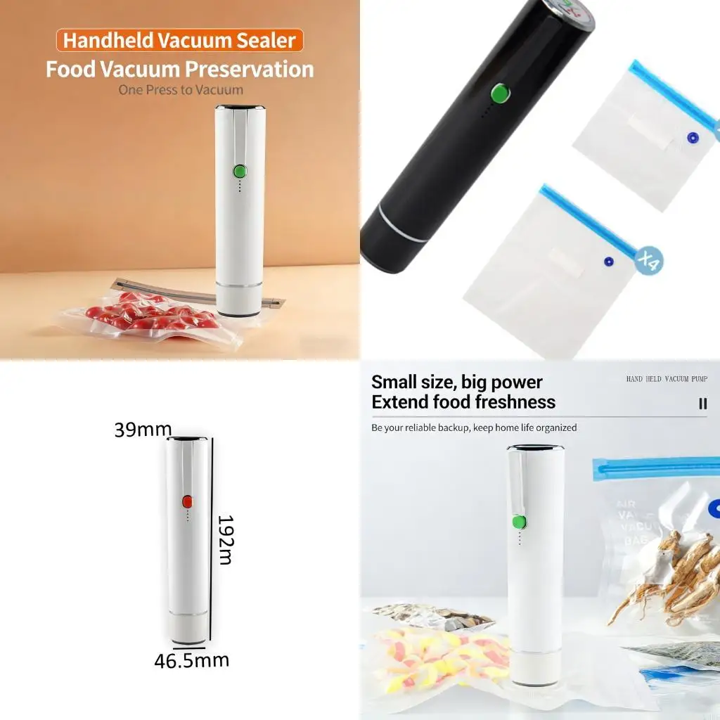   Rechargeable Handheld Vacuum Sealant Easy To Use For Meal Ready Sauce Video Rest Bulk Distribution