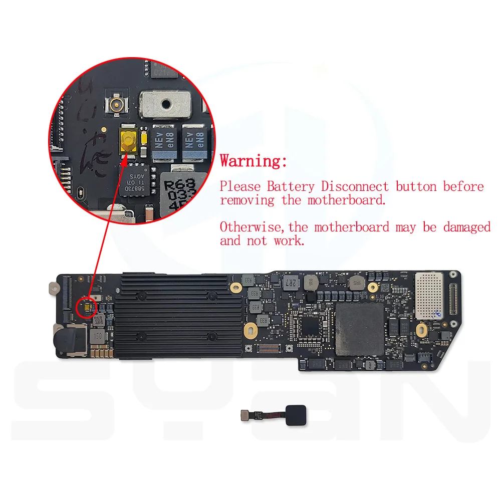 Original A2179 Motherboard 820-01958-A for Macbook Air Retina 13\