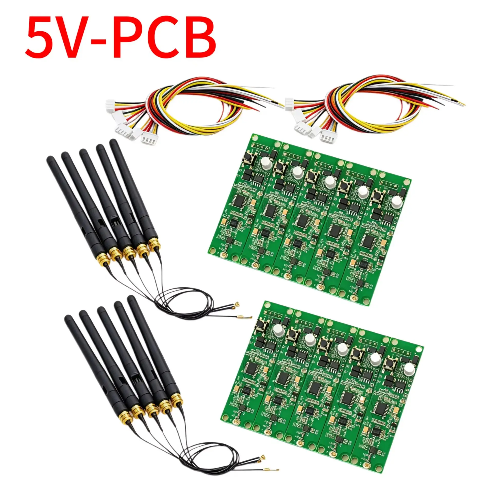 2.4G Ism Dmx 512 Draadloze Controller Pcb Module 2 In 1 Zender Ontvanger Voor Podium Light Ingebouwde Draadloze Diy 485ee