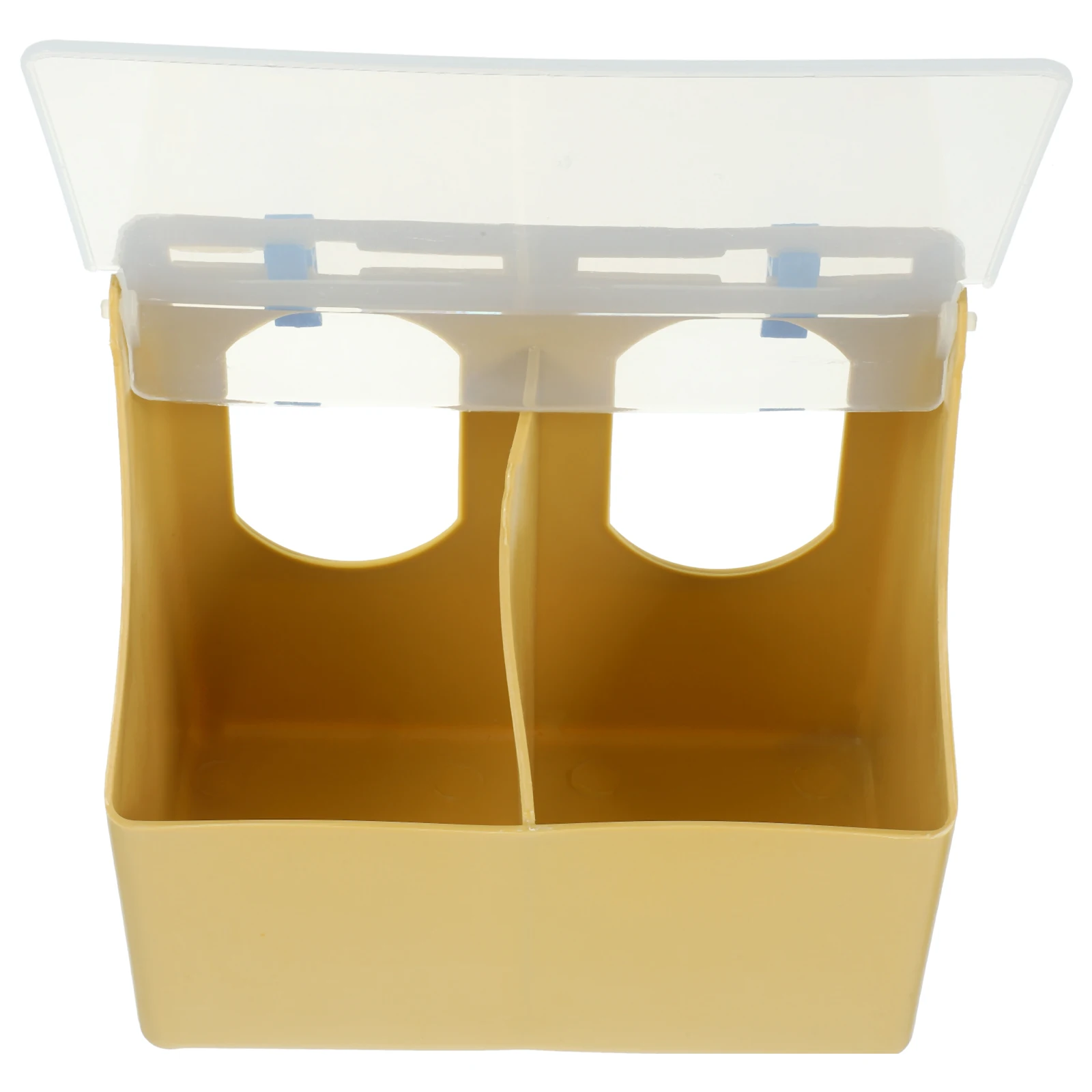 

Plastic Pigeon Feeder Durable Bird Cup Home Outdoor Multi function Quail Accessory Long term Use Easy Install Refillable Safe