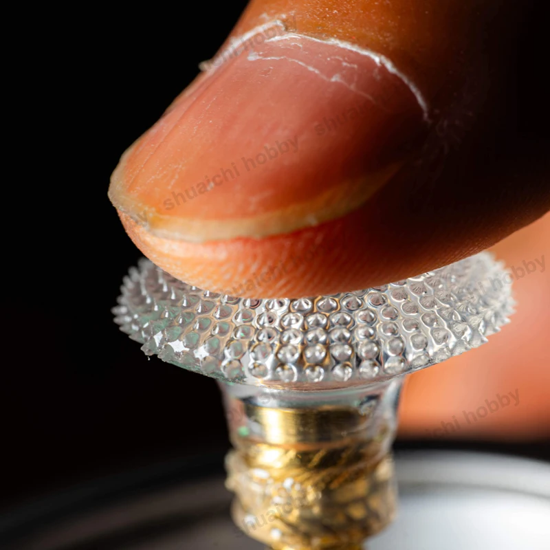 1 paar M3 M4 Joystick Kappe Spike Nicht-Slip Grip Abdeckung für RC FPV Drone Fernbedienung Transparent Harz rocker Kappe Stick Top