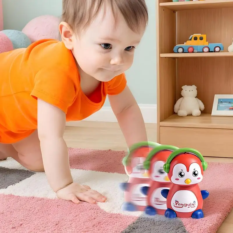 

Animal Press And Go Car Toys Safe 4 Pieces Car Toys In Penguin Shape Friction Animal Figure Multi-Purpose For Children Boys