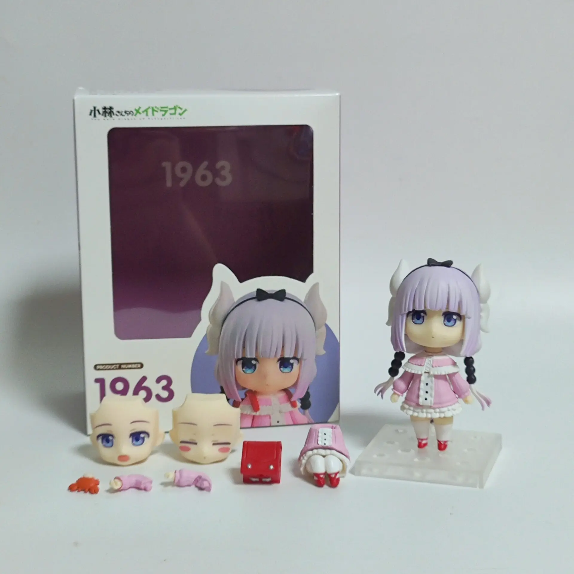 

Аниме-фигурка Nendoroid 1963 Канна Камуи из «Драконьей горничной мисс Кобаяши», Q-версия, ПВХ, коллекционная модель, кавайная кукла, подарок-сюрприз