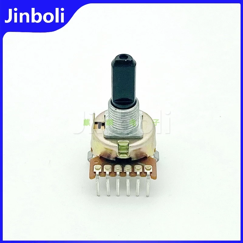 1PCS R161 Type 20KΩC Single Row 6Pins Speaker Amplifier Volume Volume Potentiometer With Center Positioning