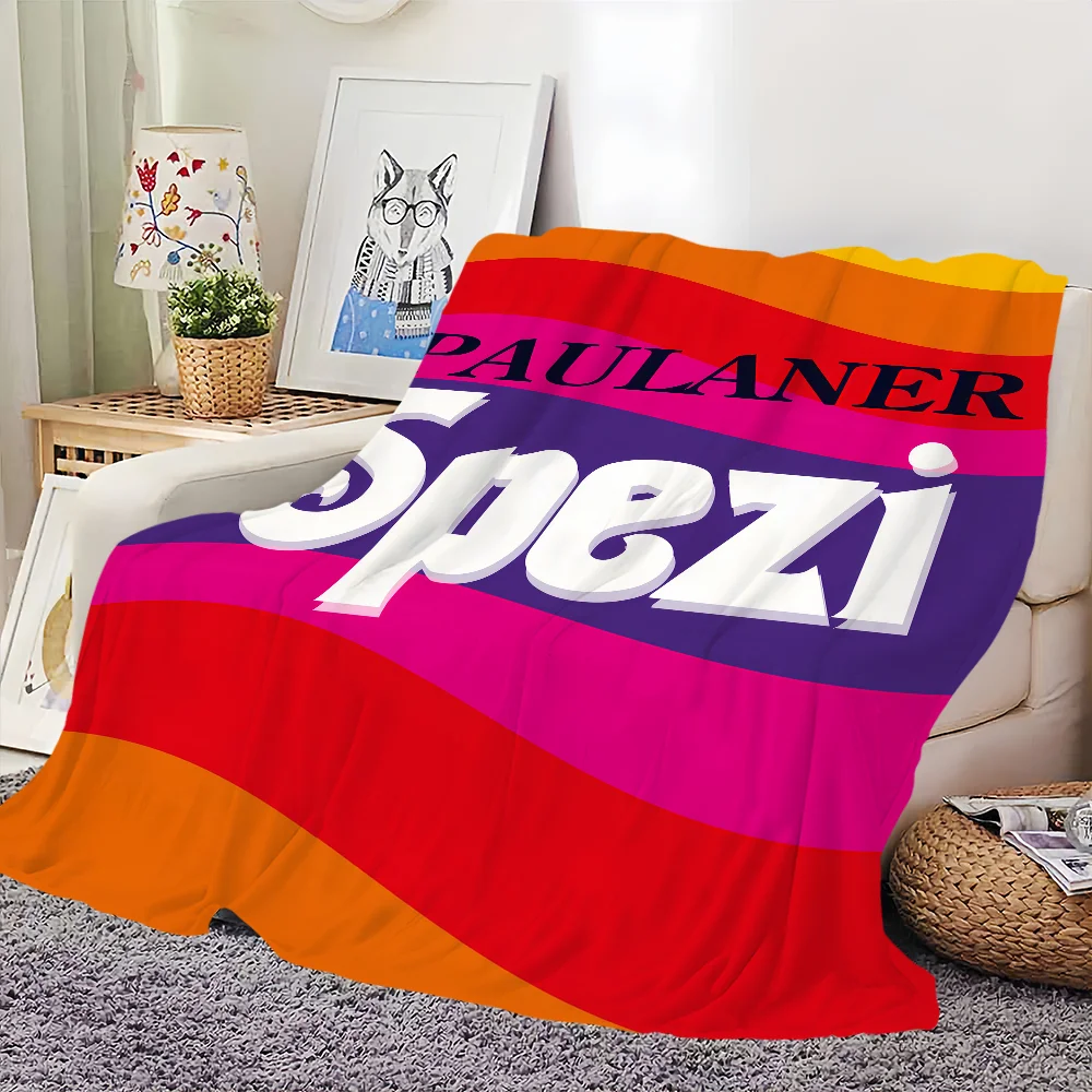 P-Paulaner S-Spe-zi بطانية الفانيلا الدافئة الراحة لينة بطانية قطيفة للأريكة غرفة المعيشة مكتب غرفة نوم السفر هدية