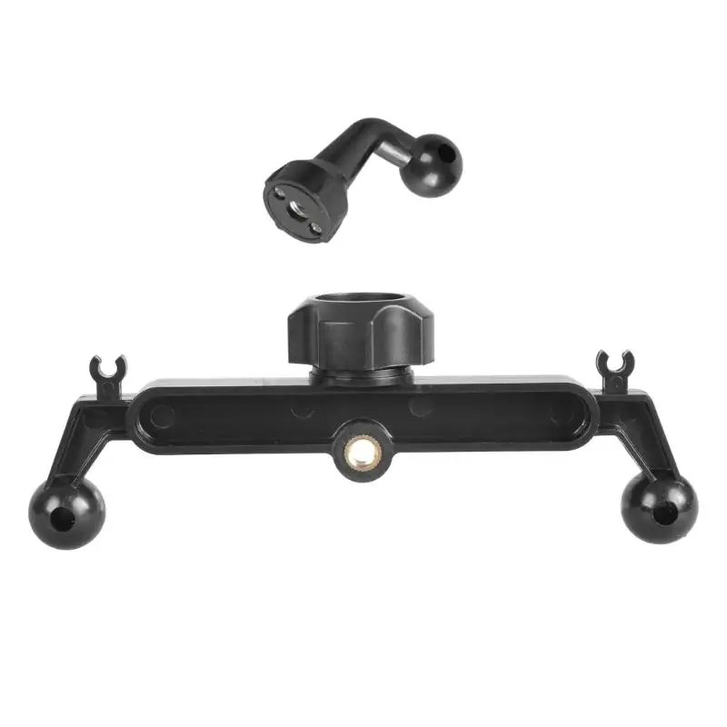 

96GE Multiple Device Ball Head Splitter Adapter Double 17mm Ball Head Joint For Phone Tablet Mounts Tripod