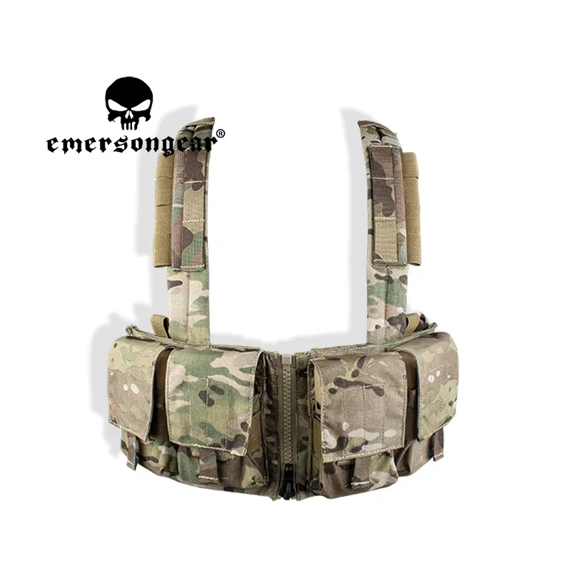 EMERSONGEAR 7.62 Tactical Chest Rig With Mag Pouch For Plate Carrier Airsoft Trekking Training Combat Gear Hunting