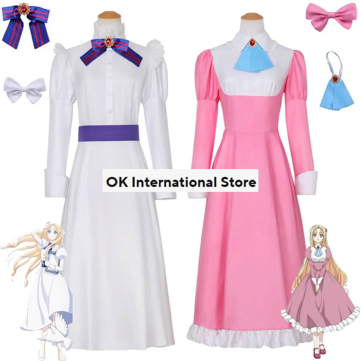 Anime Doctor Elise: The Royal Lady with The Lamp Alice Cosplay Costume Queen's Surgical Knife Skirt Woman Sexy Carnival Suit