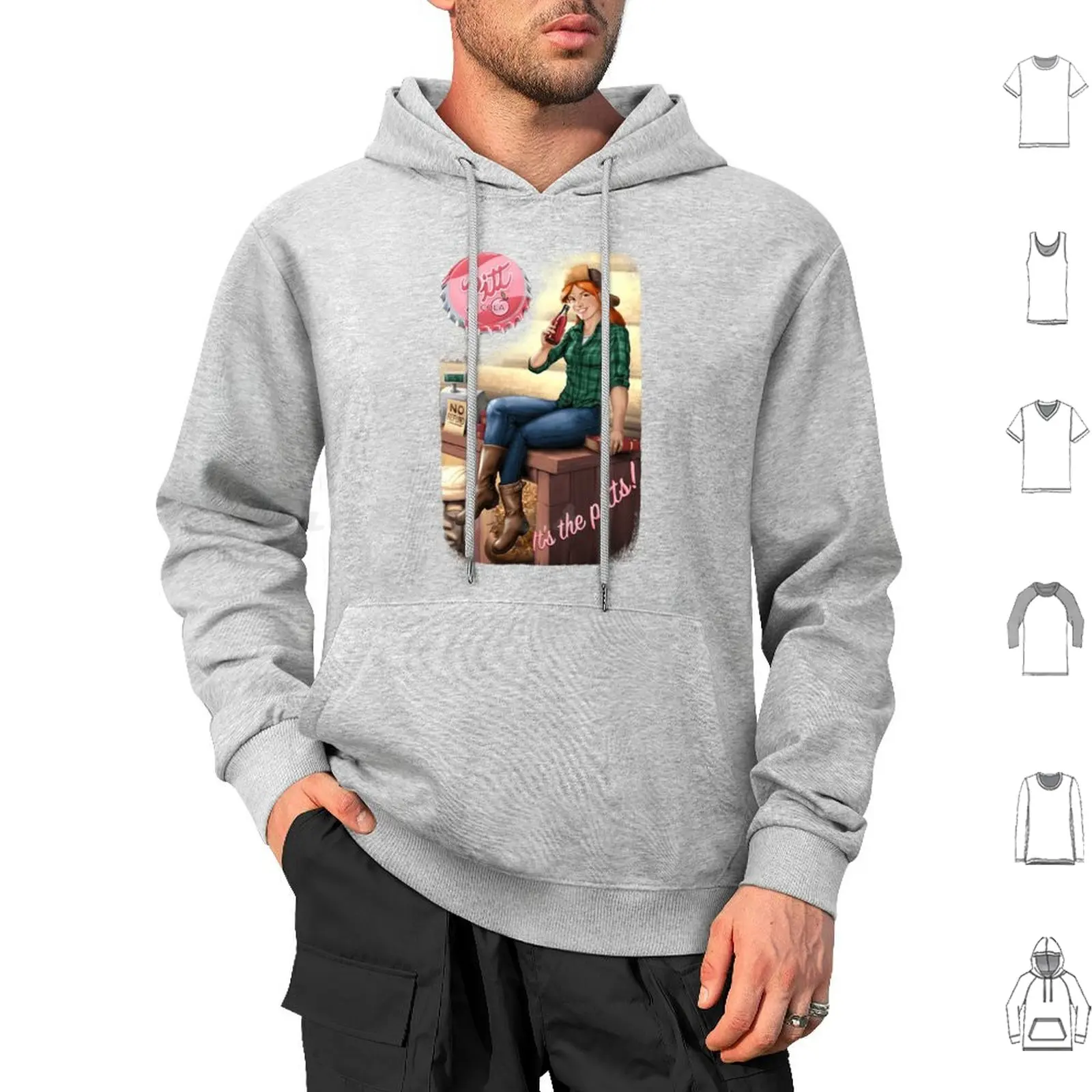 

Винтажная рекламная толстовка Pitt Cola, хлопковая рекламная толстовка с длинными рукавами, оригинальное искусство, винтажная толстовка Dipper Mabel Wendy Mystery Shack, ретро