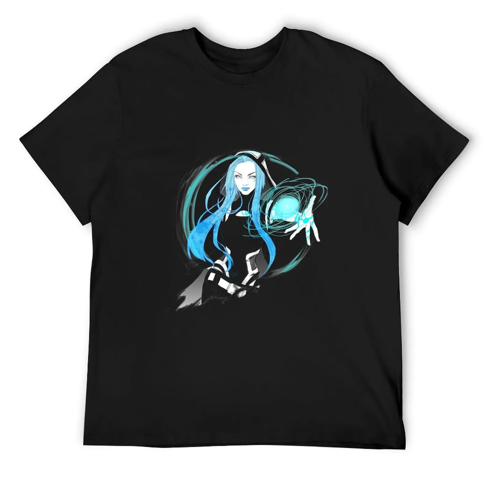 

Watercolor Siren Maya T-Shirt graphics street wear fashion shirts black t shirts for men