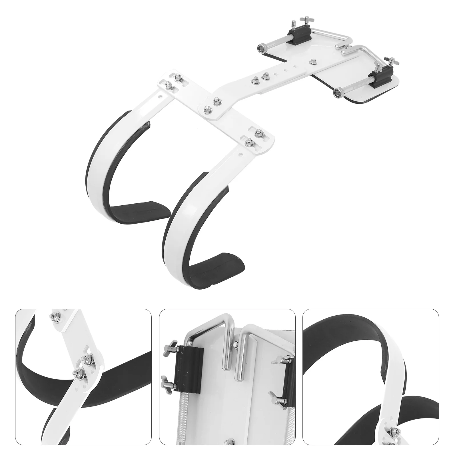 Marching Snare Harness Drum Back Stand Shoulder Strap Aluminum Alloy Carrier Holder