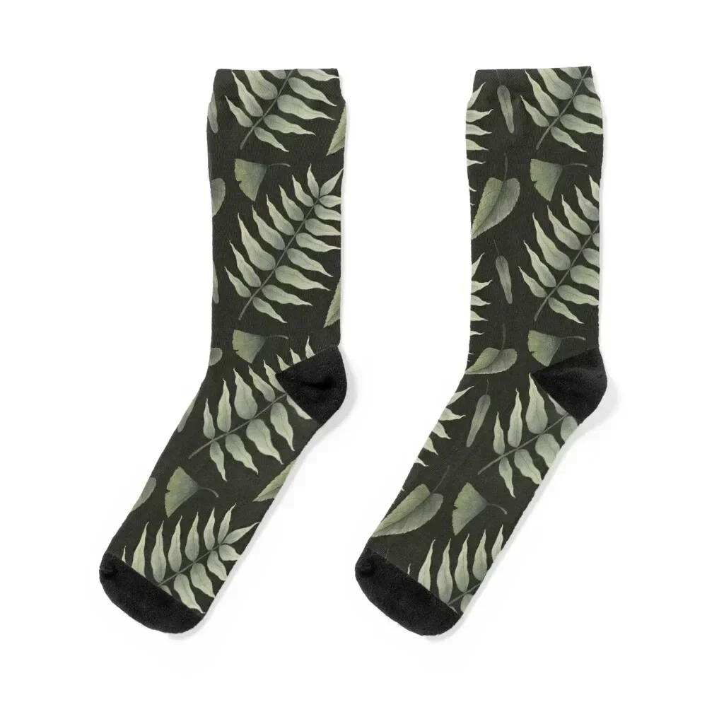 

Leafy Greens Socks professional running compression Antiskid soccer Women Socks Men's