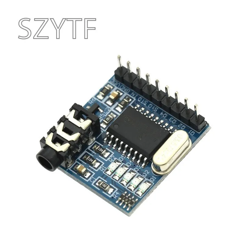 1PCS MT8870 DTMF Voice Decoding Module Phone Module Speech Decoding Voice Board Module LED Indicators With Pins