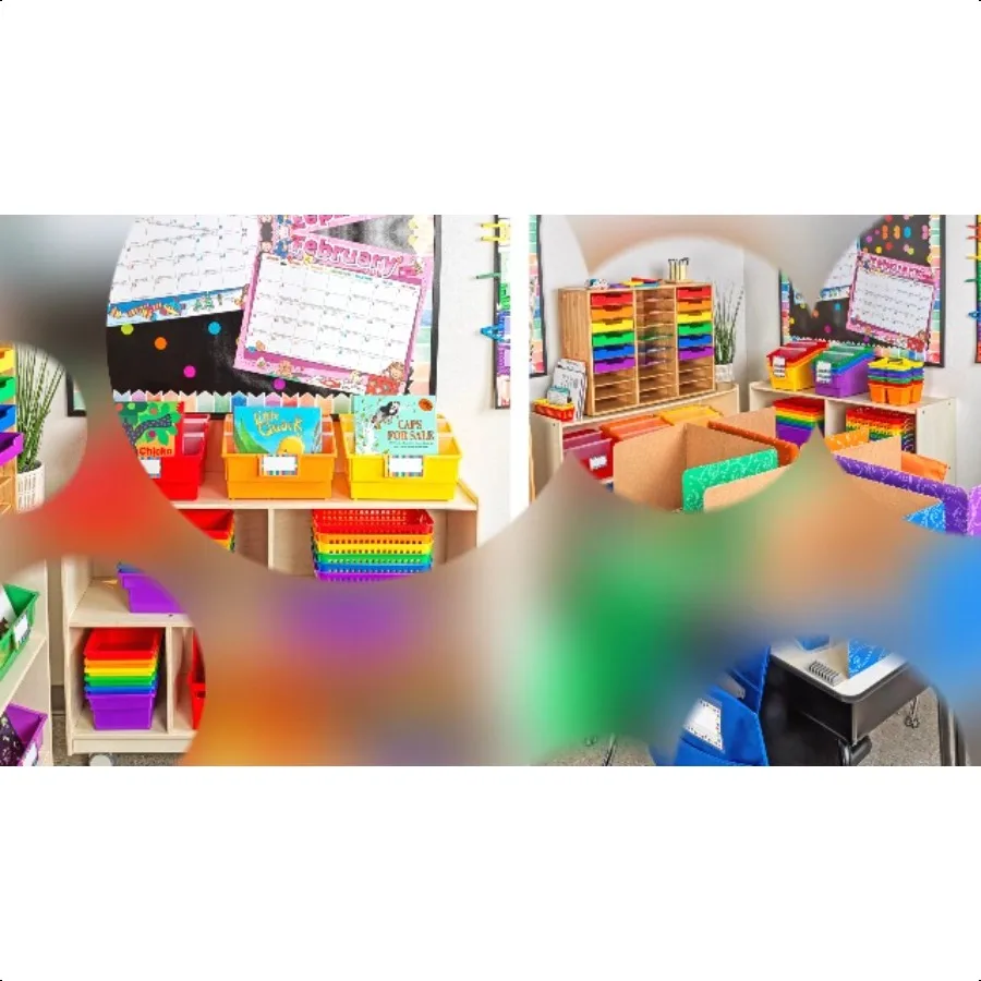 Really Good Stuff Homework TriFold 3Pocket Folders 12 folders