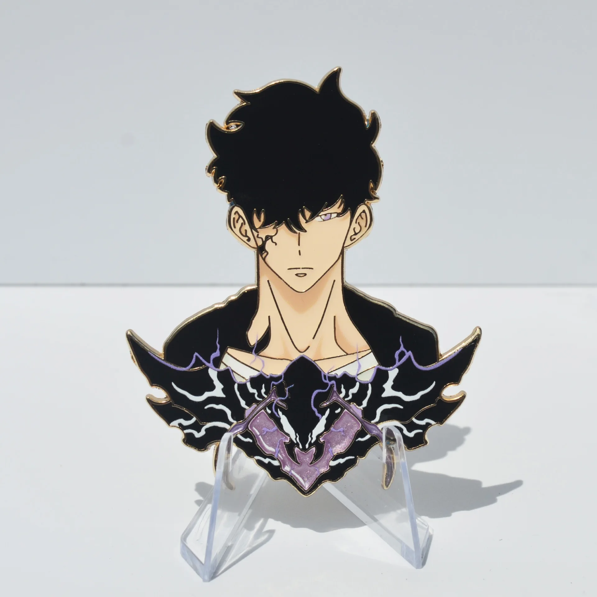 Anime I Upgrade Alone Metal Badge Cheng Xiaoyu Enamel Brooch Bag Accessories Shirt Decoration Brooch Cartoon Anime Badge Gift Fo