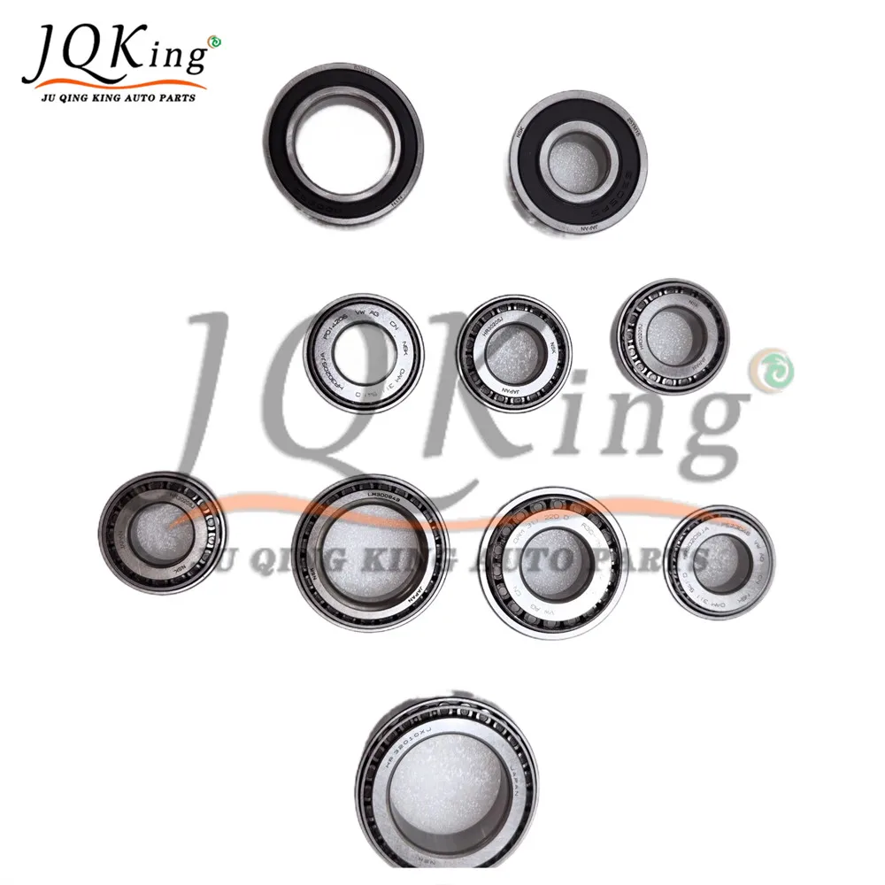 

10Pcs 0AM DQ200 OAM 7Speed DSG Automatic Transmission Gearbox Dual Clutch NSK NTN Bearing kit for VW Golf Skoda Car Accessories