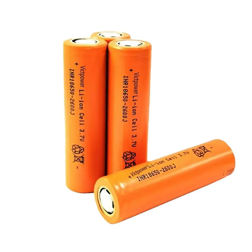 100% Original 18650 battery 3.7V 2600mah High Capacity lithium-ion battery INR18650-26P 13A 5C akku For Headphones,Stereos