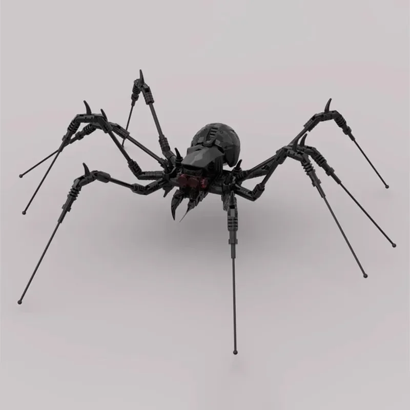 MOC-Juego de modelos de insectos, escorpión, araña, animales de terror, Kits de bloques de construcción, Ideas de juguetes para niños, regalos, juguete para montar ladrillos