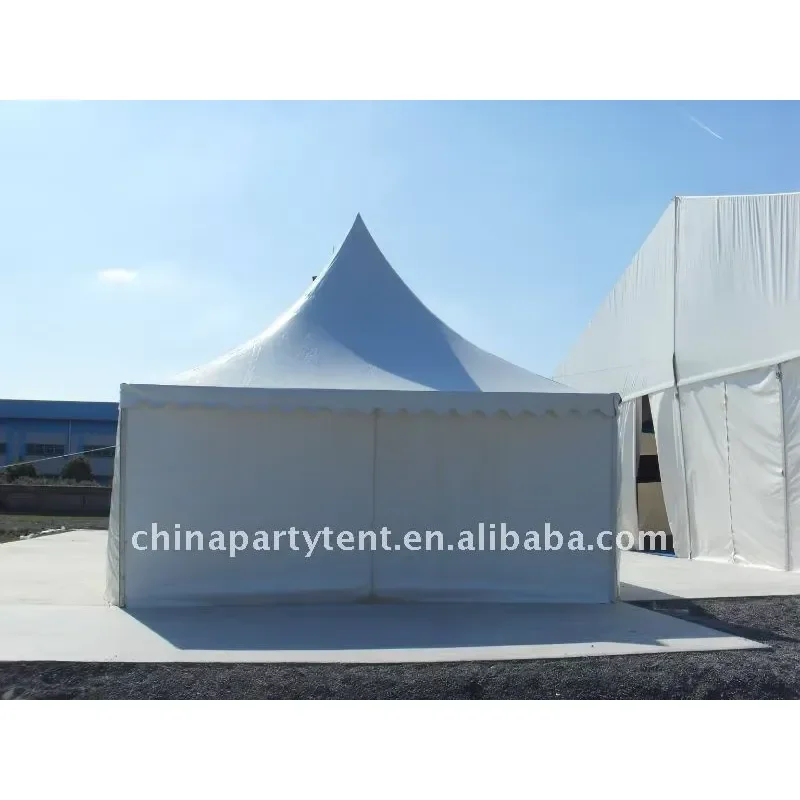 for 5x5 Outdoor Pagoda Tent Luxury Party PVC Material Aluminum Pole Waterproof Easy Assemble Wedding Ceremony Party Event