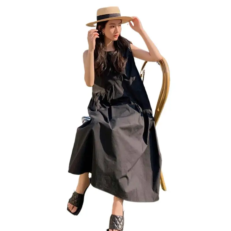 

Bohemian Style Women Summer Long cotton Dress Korean style loose casual streetwear maxi party dresses vestidos de verano mujer