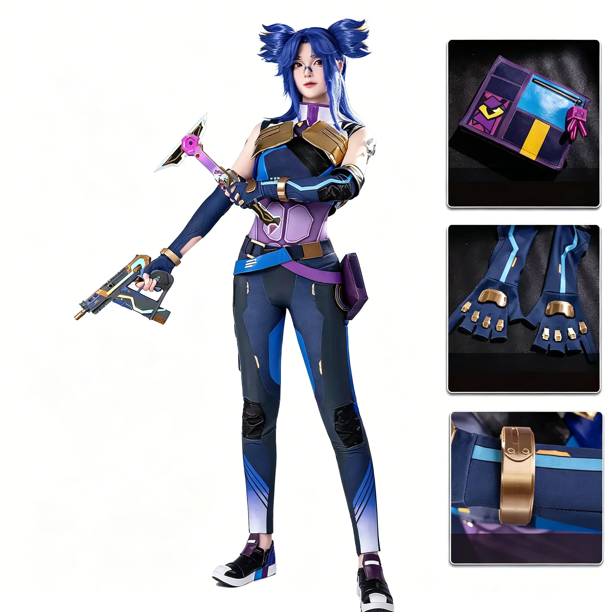 

Valorant Neon Cosplay Costume for Women Anime Game Role Play Outfit Halloween Comic Con Party Stage Performance Cos Clothing