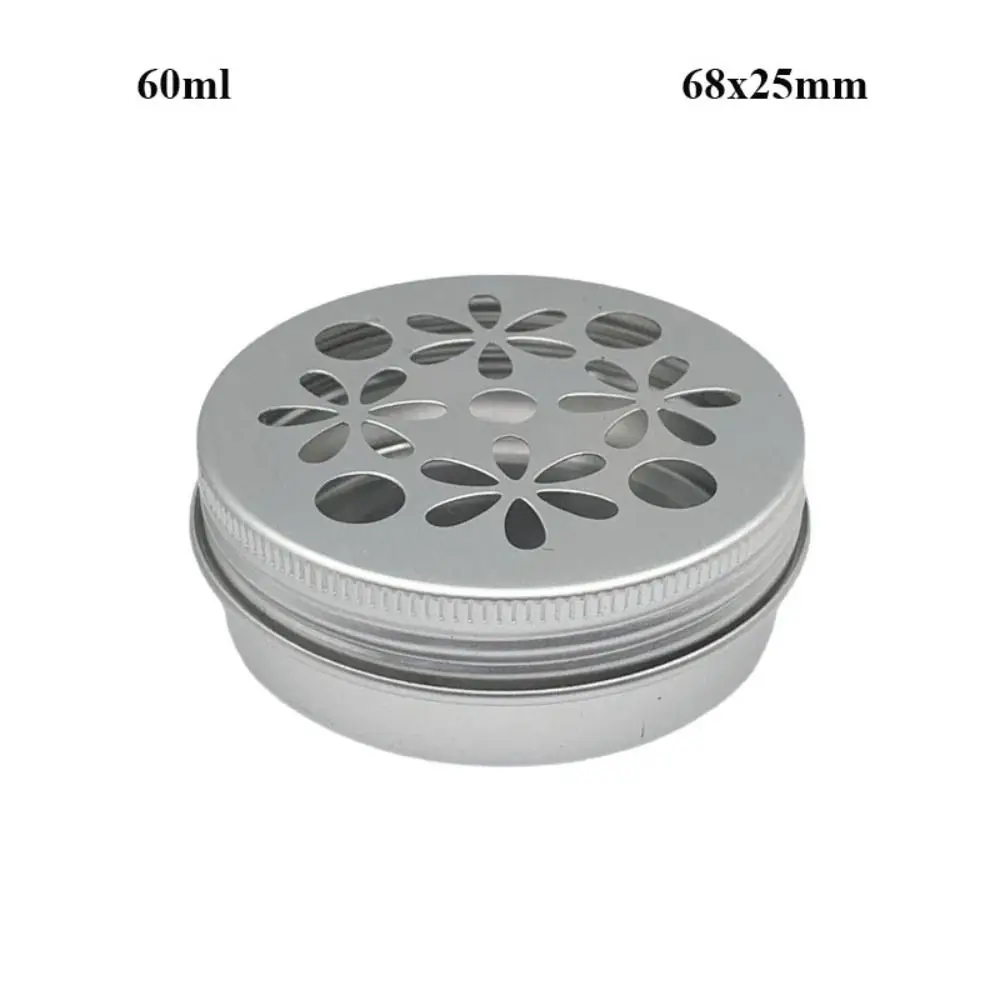 High Quality Hollow Out with Holes Aluminum Tin Container 8 Styles Metal Cosmetic Face Eye Cream Packing Soap Storage Can