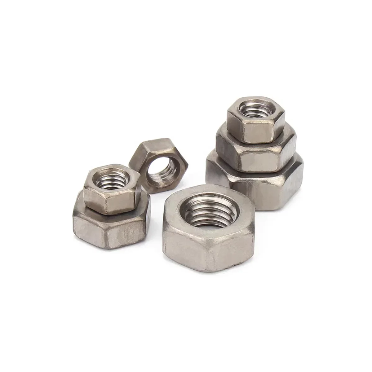 

Pure Titanium Hexagonal Nut/Titanium Alloy Nut Screw Cap M3M4M5M6M8M10M12M16-M30mm