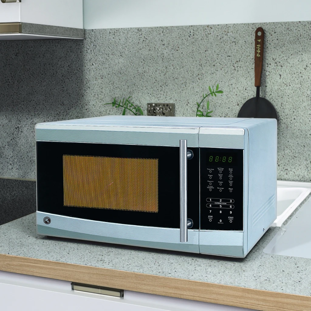 42L Large Capacity 1100W Commercial Microwave Rated Output 315mm Glass Turntable  Grill Microwave Oven