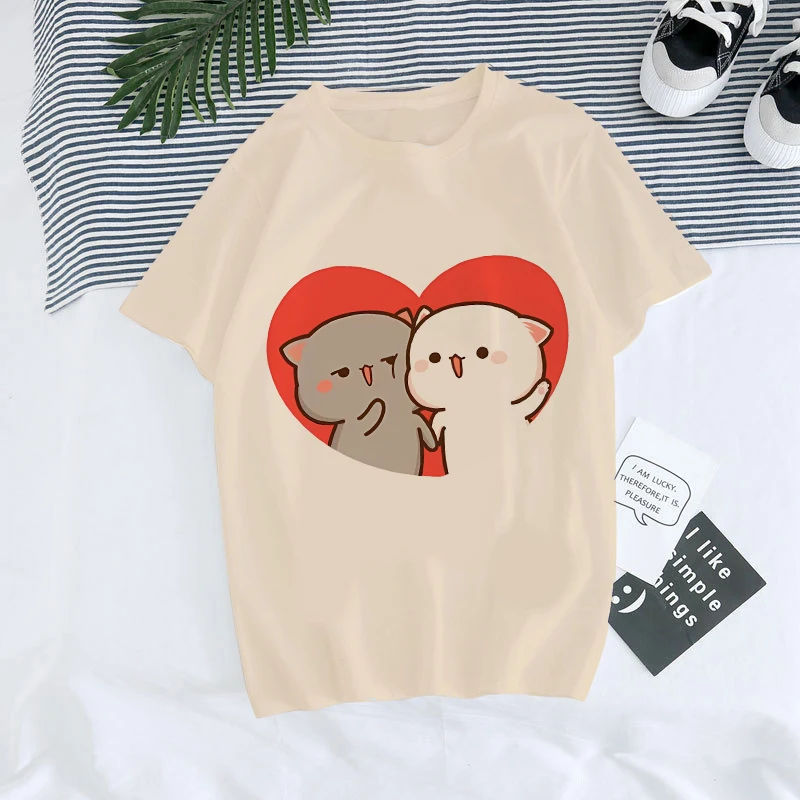 Cute Bubu Dudu T Shirt Carton Graphic T-shirt Y2k 90s Manga Shirt Women Men Funny Tshirt Gothic Harajuku Tees Tops Female/male