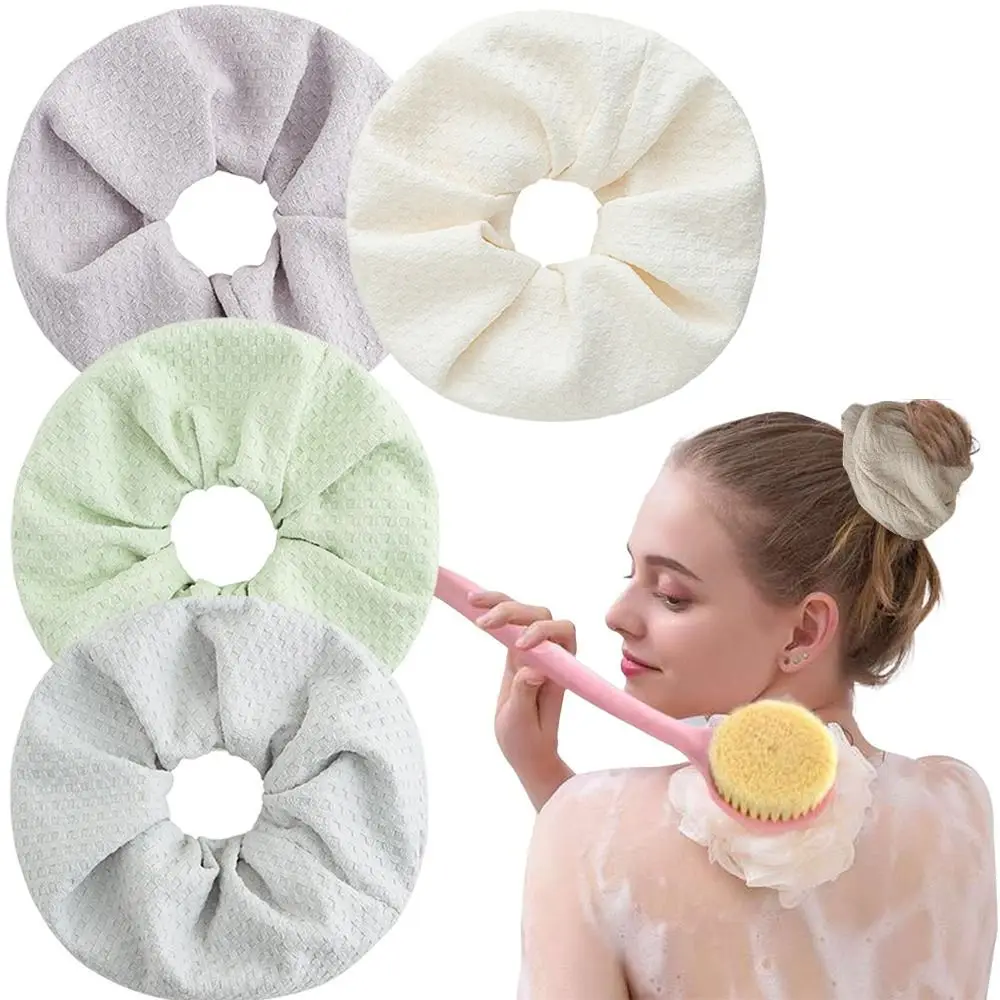 المتضخم ماصة منشفة الشعر مرونة امتصاص الماء سريعة الجافة الشعر التفاف الخريف الشتاء Scrunchies الحلو عصابات رأس الفتيات النساء #2