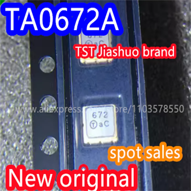 

(10PCS) TA0672A code 672 brand new genuine 315MHZ packaged SMD SAW filter in stock