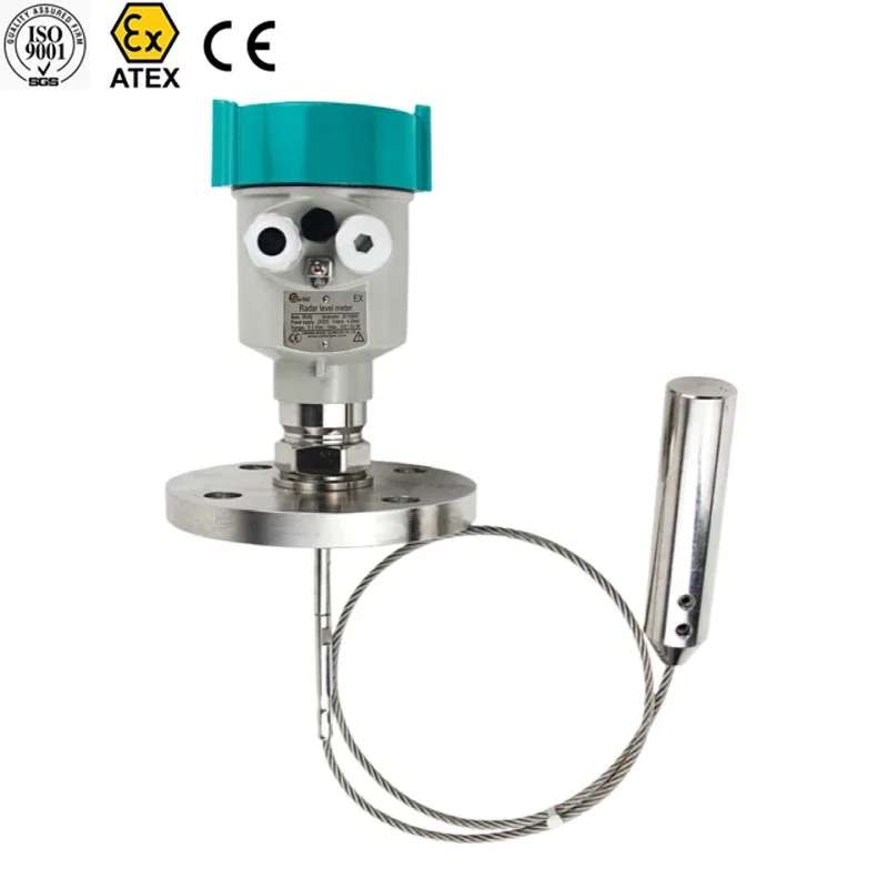 Explosion-proof guided wave radar level transmitter tank radar level gauge level sensor for deep water