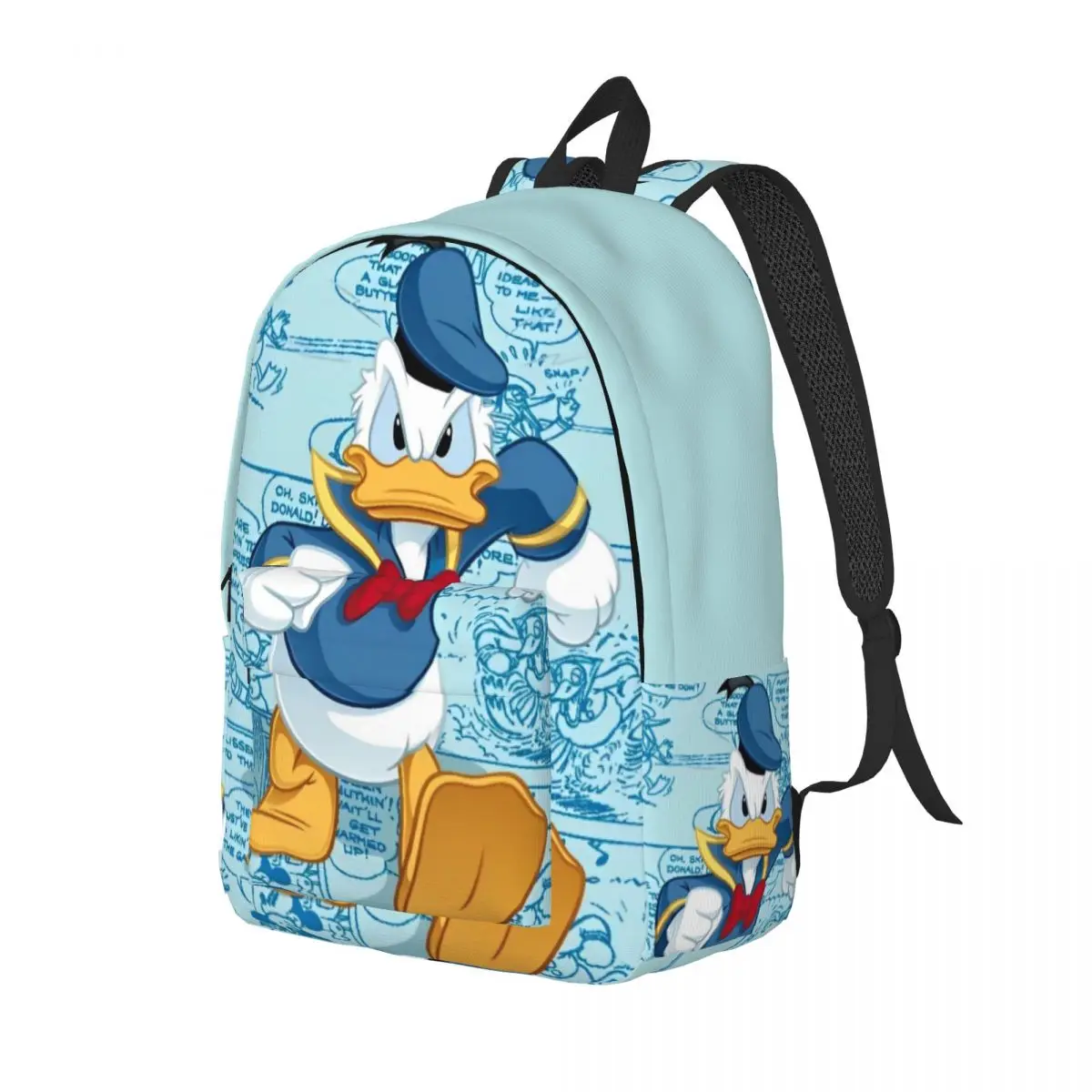 Donald Duck simpatico cartone animato zaino per adolescenti sport scuola superiore lavoro anime zainetto per uomo donna borse di tela universitarie