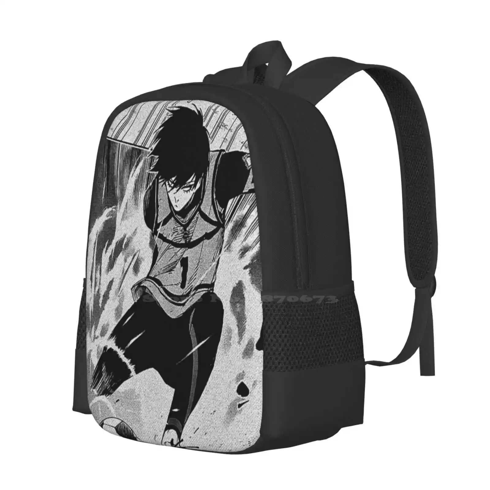 Itoshi Rin / Blue Lock School Bag Big Capacity Backpack Laptop Blue Lock Manga Panel Blue Lock Rin Blue Lock Itoshi Rin Itoshi