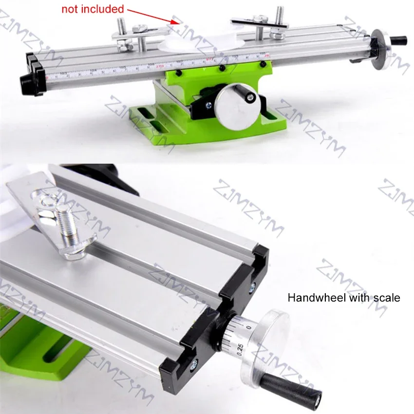 Mini Compound Table Multifunction Adjustable Working Cross Slide Table Worktable Bench Drill Vise Drill Milling Machine Stent