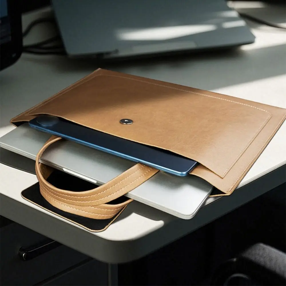 

Кожаная сумка для документов формата А4, простая утолщенная двухслойная папка для файлов, легкая портативная сумка для хранения файлов