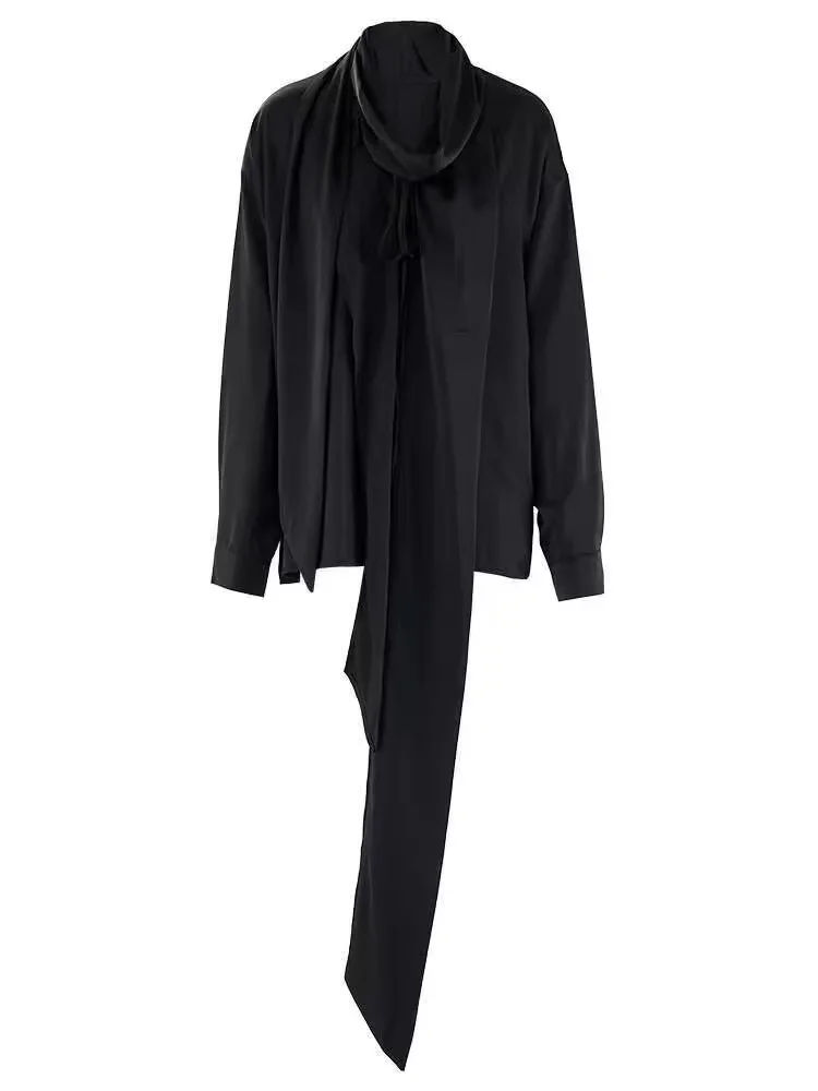 SuperAen, женская рубашка с длинными рукавами, весна-осень 2024, новый дизайн, нишевая полая верхняя рубашка с вышивкой