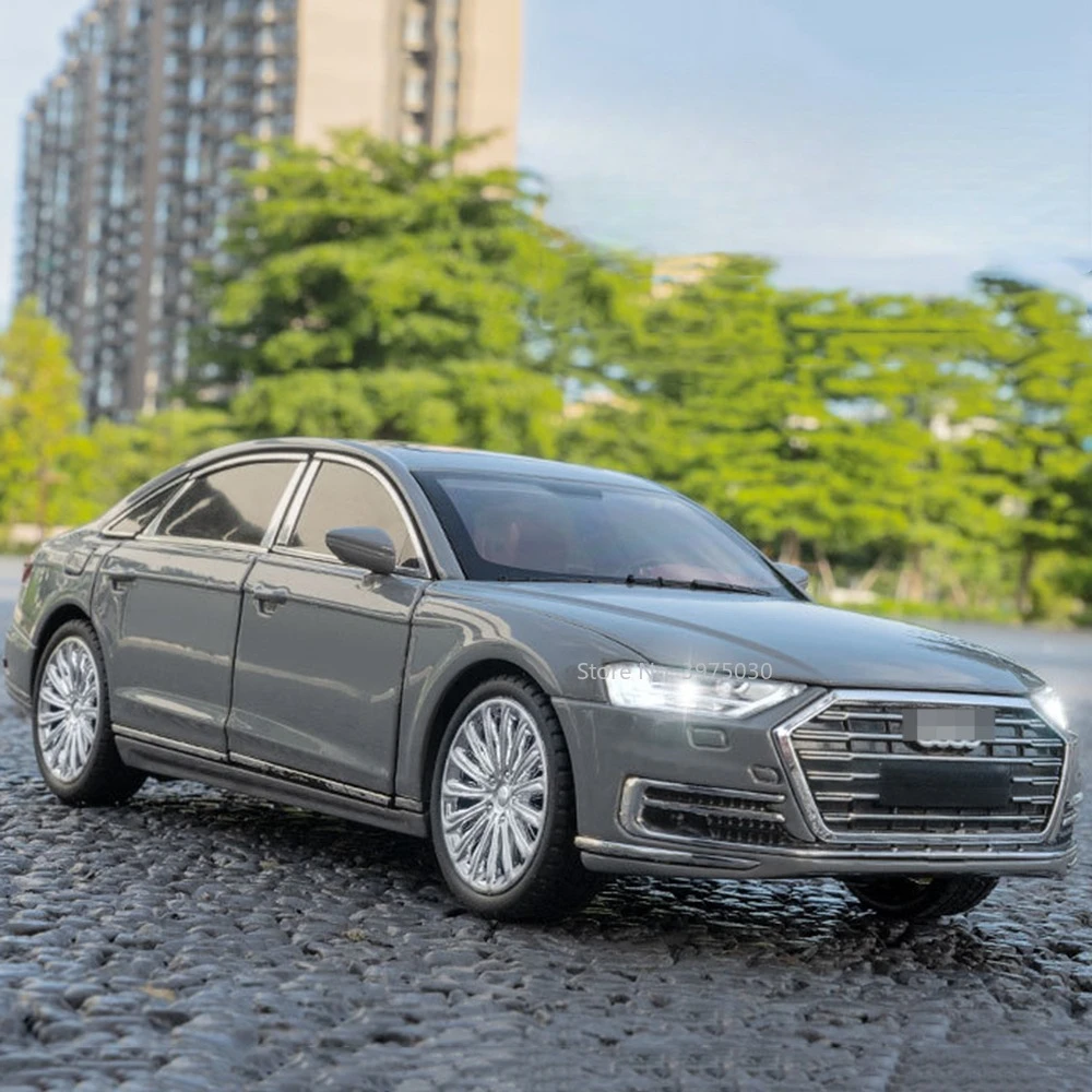 

1:24 A8 модель автомобиля игрушка из сплава литая металлическая имитация транспортных средств с эффектом затяжки детские игрушки для детей Коллекция подарков